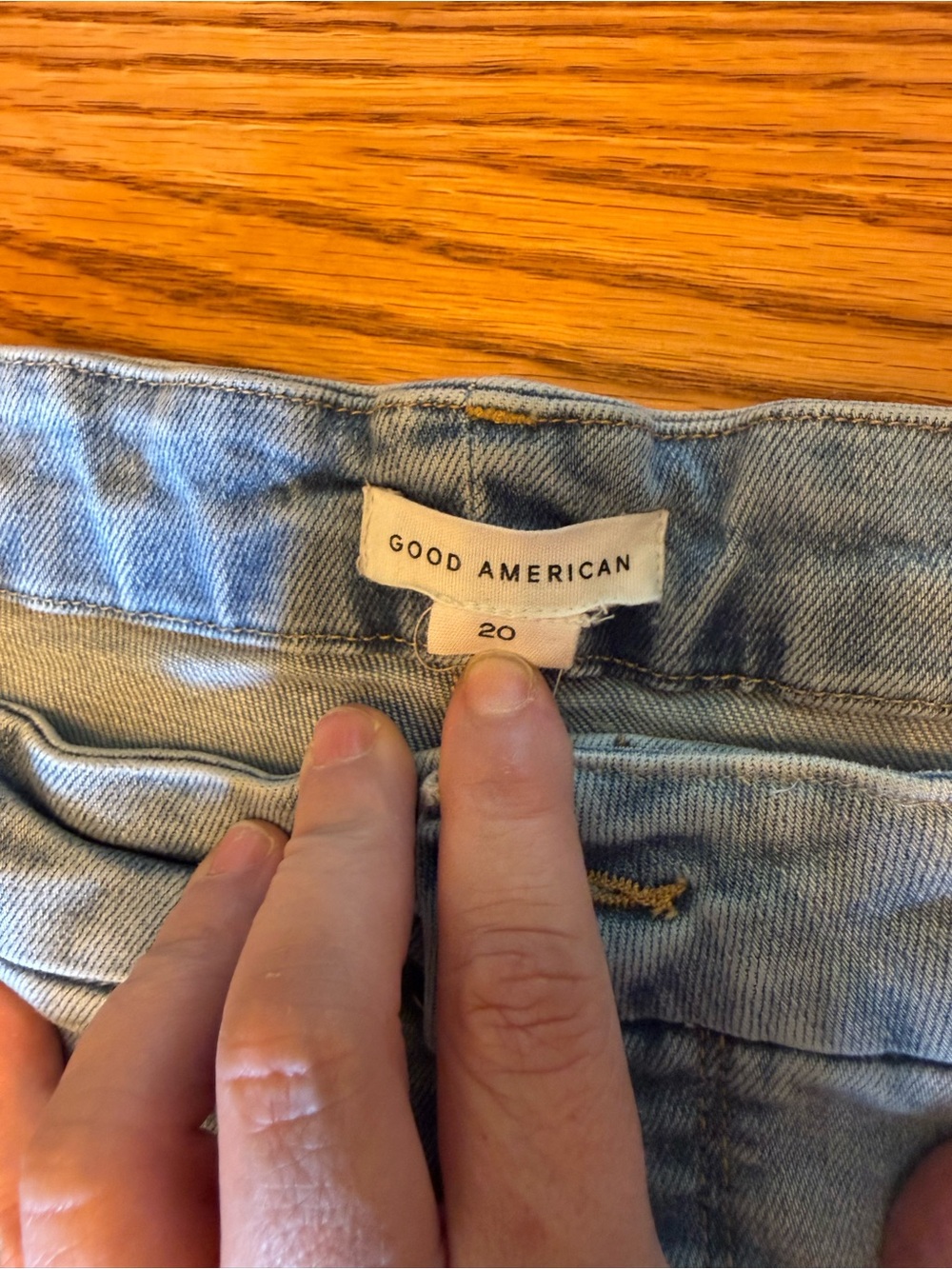 Good American Light Blue High-Rise Women's Jeans